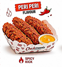 Peri Peri Strips ( 3 pcs ) + Salad